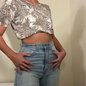Patterned Liz baker top
